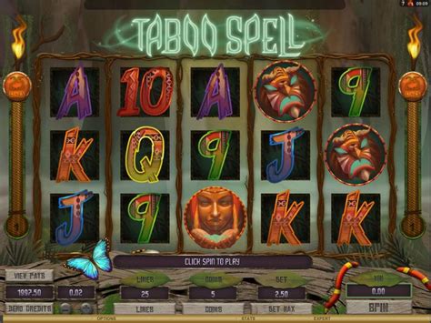 Taboo Spell Online Casino Slot Game.